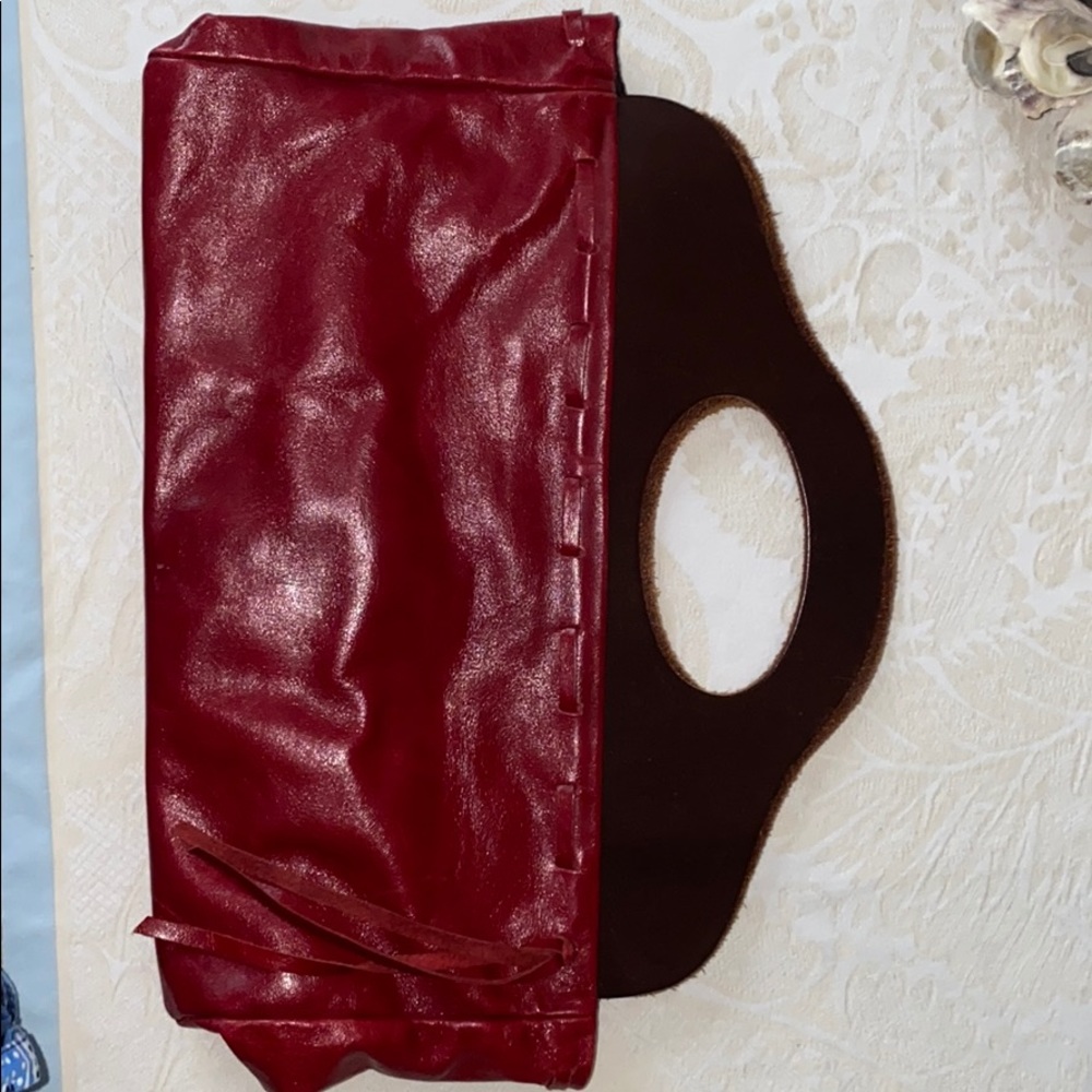 Leather handbag made in Italy